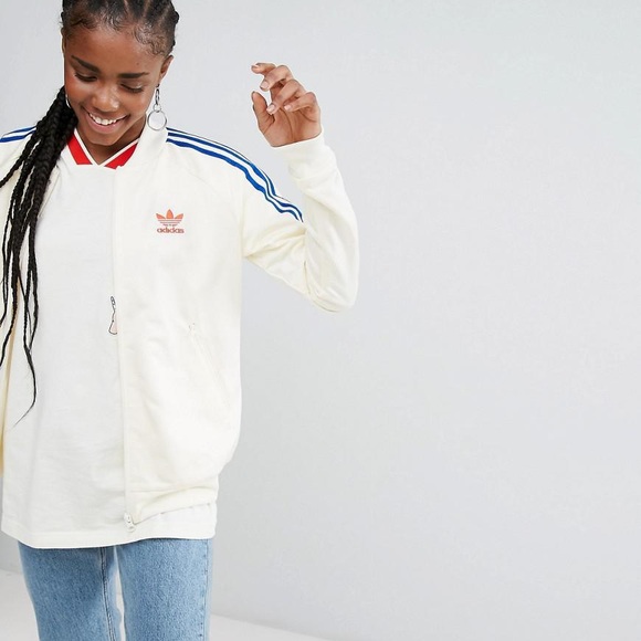 • rare Adidas limited edition adi dassler embroidered bomber jacket • - Picture 7 of 16